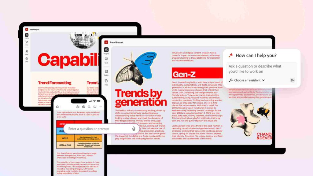 Adobe Acrobat AI Assistant features