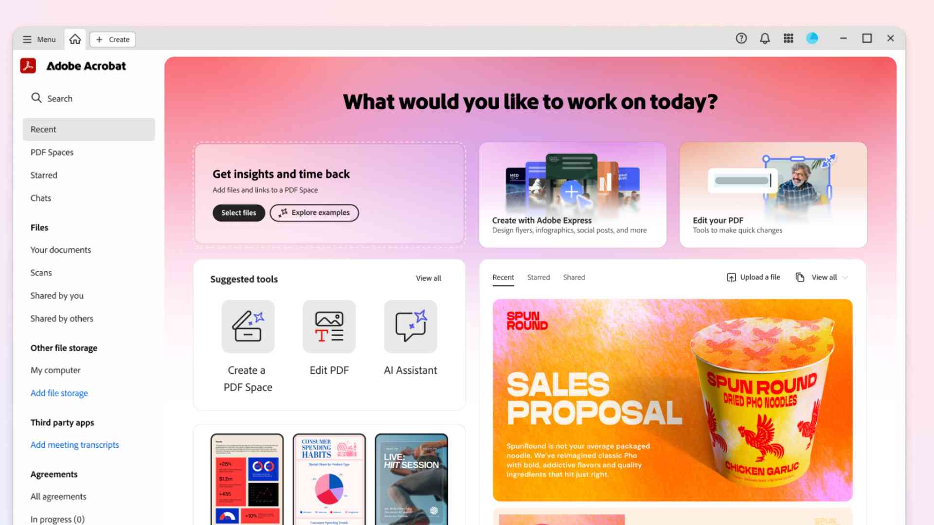 how to create edit and share pdfs online with Adobe Acrobat Studio ai-assistant